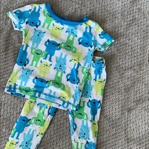 Carters Monster pajamas